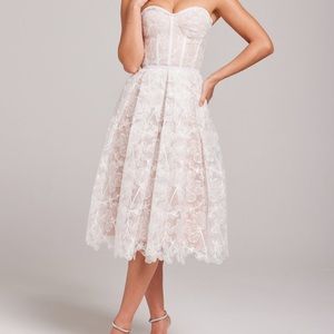 Nadine Merabi Olivia White Dress